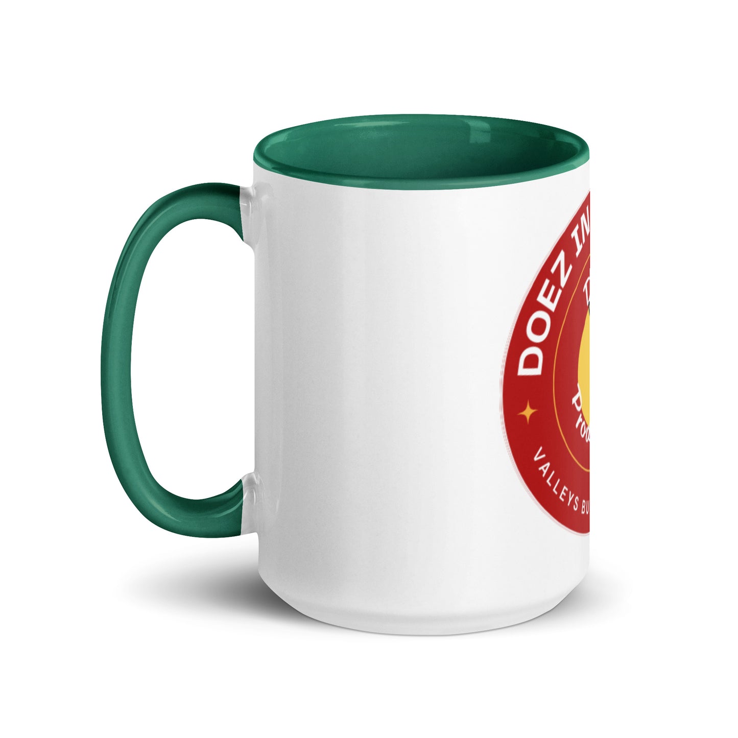 Taza Doez con color en el interior